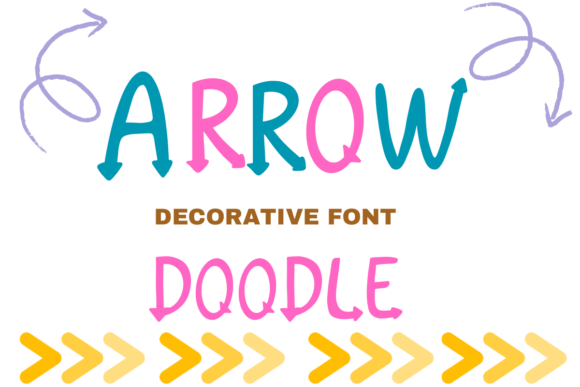 Arrow Doodle: A Playful Font for Creative Projects