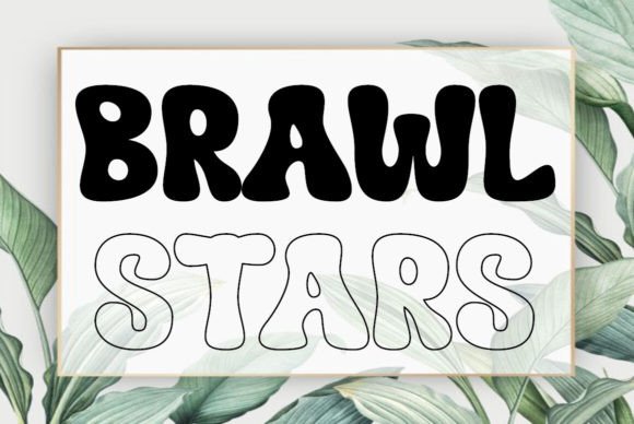 Brawl Stars: A Dynamic Dual-Style Display Font