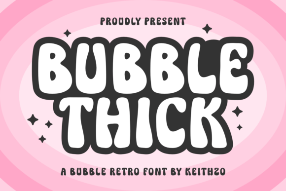 Bubble Thick: A Daring Retro Display Font