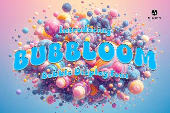 Bubbloom: Your Go-To Fun Display Font