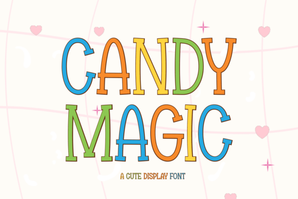 Candy Magic: A Display Font for Christmas and Imagination
