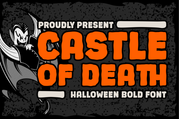Castle of Death: A Spooky Display Font for Eerie Designs