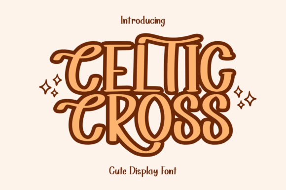 Celtic Cross: A Whimsical Display Font