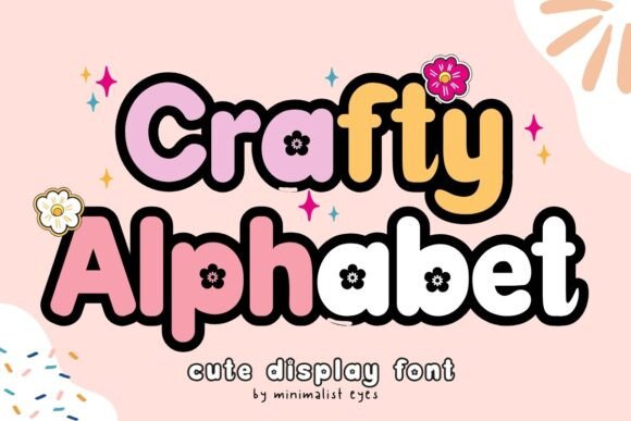 Crafty Alphabet: A Playful Display Font for Bold Designs