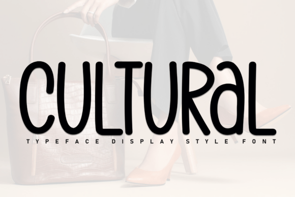 Cultural: A Friendly Display Font for Modern Designs