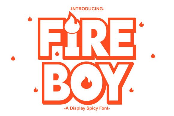 Fire Boy: A Whimsical Display Typeface for Vibrant Projects