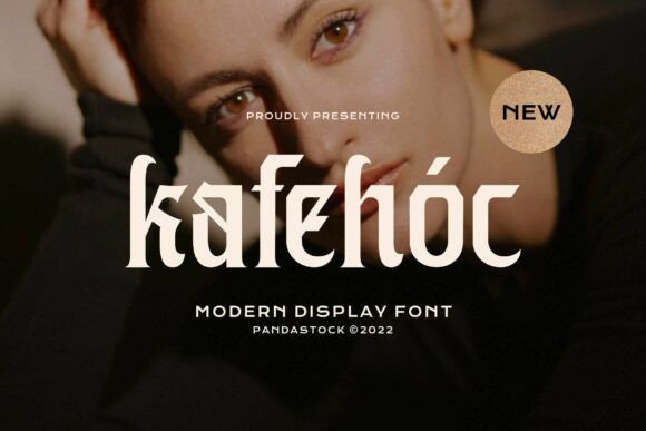 Kafehoc: A Modern Blackletter Font for Bold Design