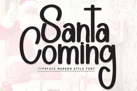 Santa Coming: A Sweet Handwritten Font for Festive Designs