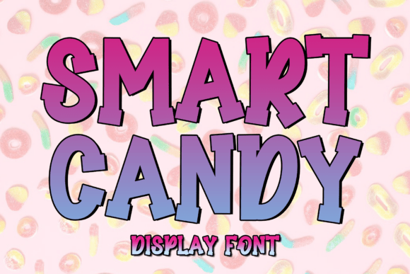 Smart Candy: A Bold, Quirky Font for Playful Designs