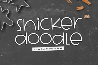 Snickerdoodle is a cute and whimsical display font that will inspire any design idea with its authentic and youthful charm.