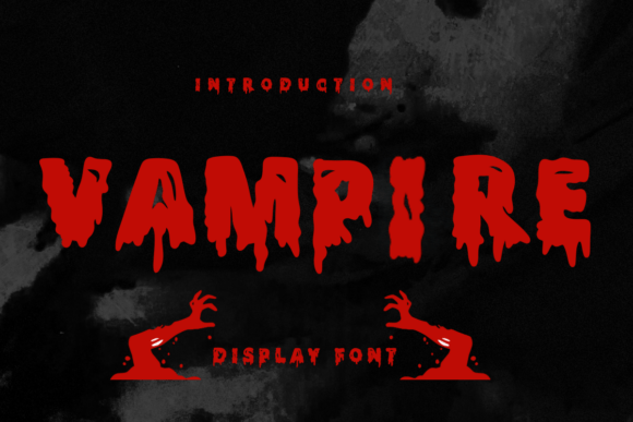 Vampire: A Chilling Horror Display Font