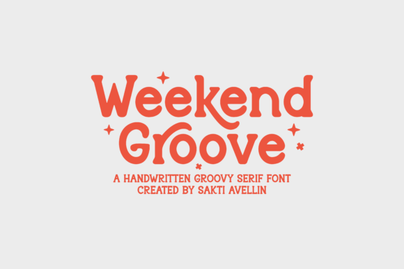 Weekend Groove: A Serif Display Font for Creative Expression