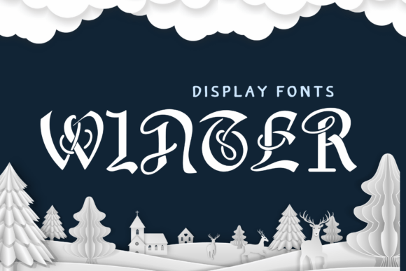 Winter: A Playful Curly Display Font for Cozy Designs
